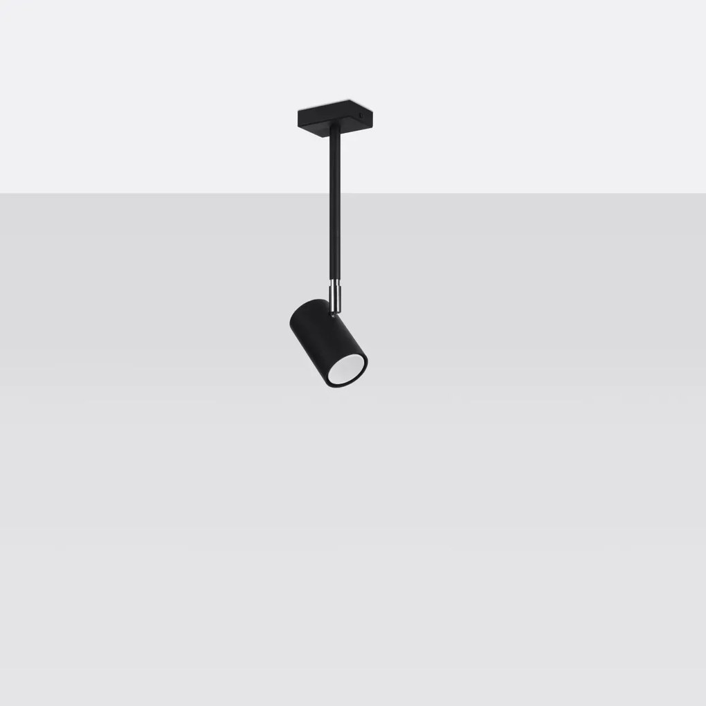 Plafon NORANO czarny SOLLUX  LIGHTING