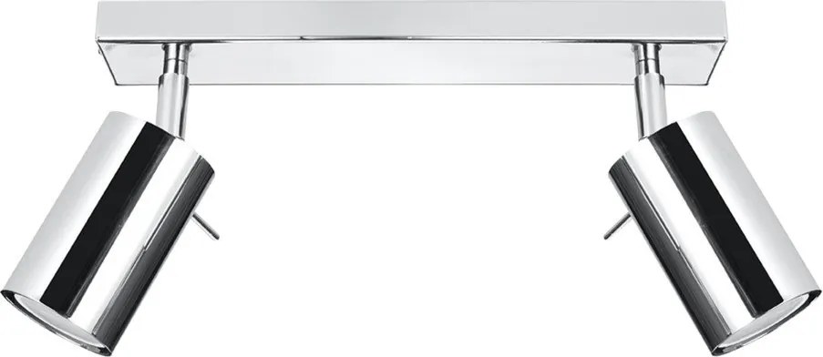 Metalowa lampa punktowa w kolorze srebra 6x30 cm Etna – Sollux