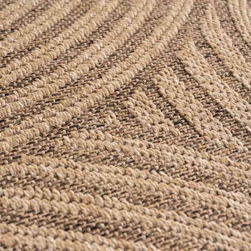 Dywan zewnętrzny Timber Geometria beżowy 280 cm x 370 cm