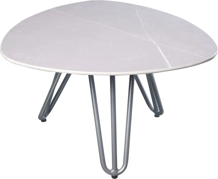 Stolik ogrodowy z kamiennym blatem 68x67,5 cm Emilia – Garden Pleasure