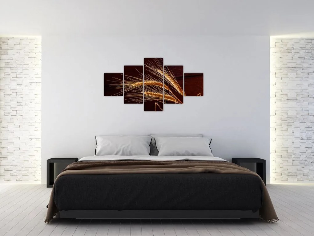 Obraz - Fragment kłosa żyta (125x70 cm)