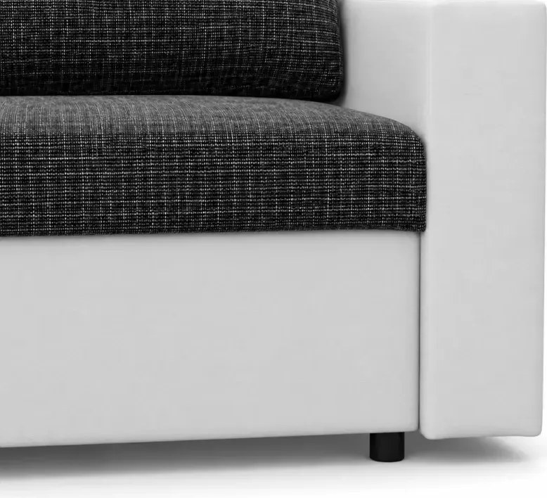 Kanapa rozkładana Landi z pojemnikiem na pościel – nowoczesna sofa 3-osobowa, funkcja spania