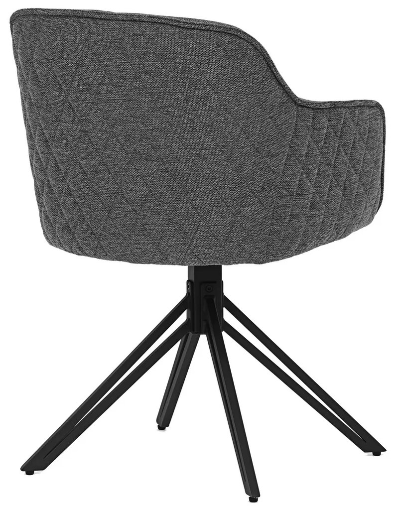 Zestaw krzeseł obiadowych z mechanizmem powrotnymHC-533 GREY2, 2 szt.