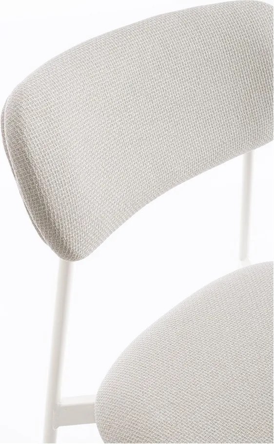 Białe tapicerowane krzesło Inka – Yes Everyday