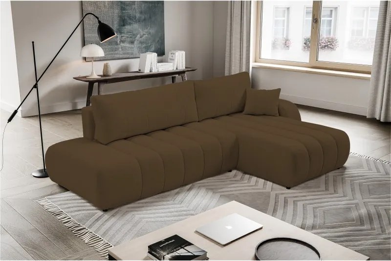 Narożnik wolnostojący BALOO Prawy w tkaninie LAMBI 04