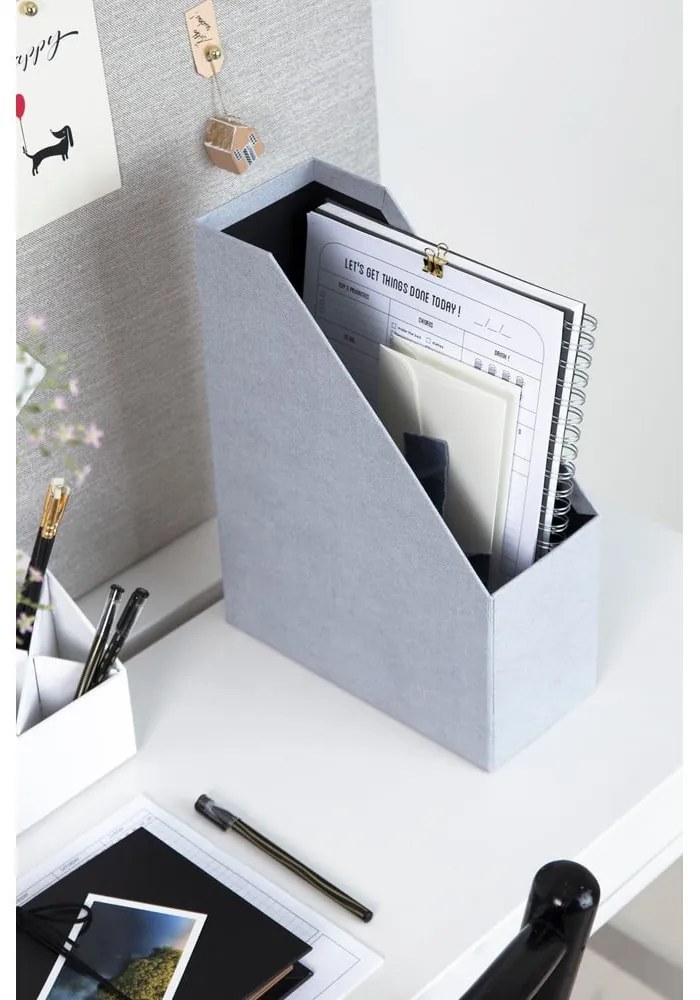 Kartonowy organizer na dokumenty Estelle Canvas Paper Laminate – Bigso