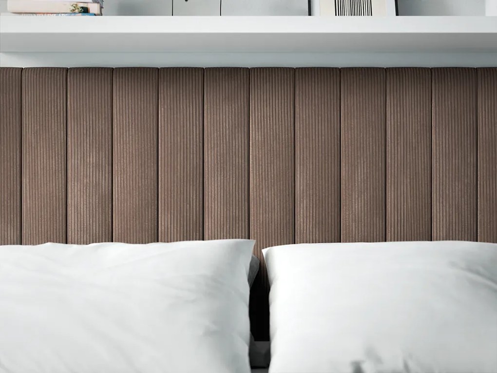 Tapicerowany panel ścienny FRAME LINCOLN 15x90 cm Kolor: Jasnoszary