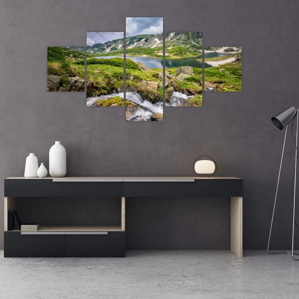 Obraz - Widok na górę Riła (125x70 cm)