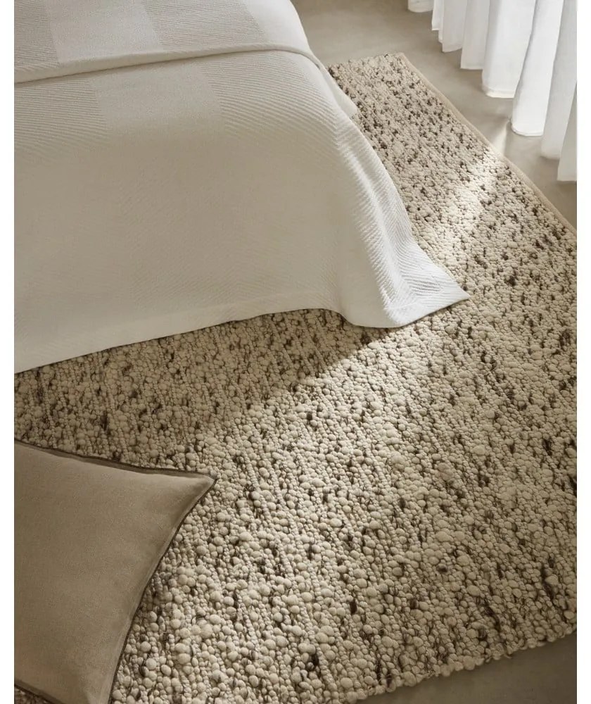 Kremowy dywan wełniany 200x300 cm Manilva – Kave Home
