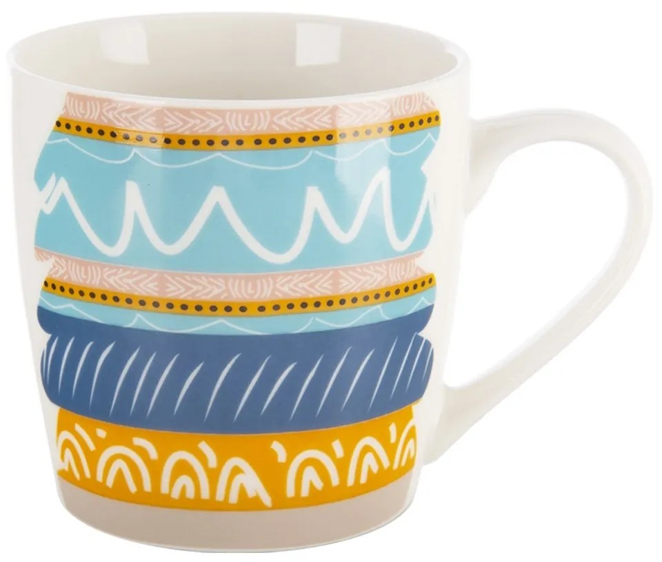 Orion Porcelanowy kubek z miseczką Lama, 0,35 l