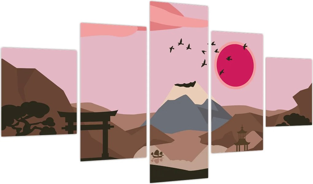 Obraz - Japonia N⁰2 (125x70 cm)