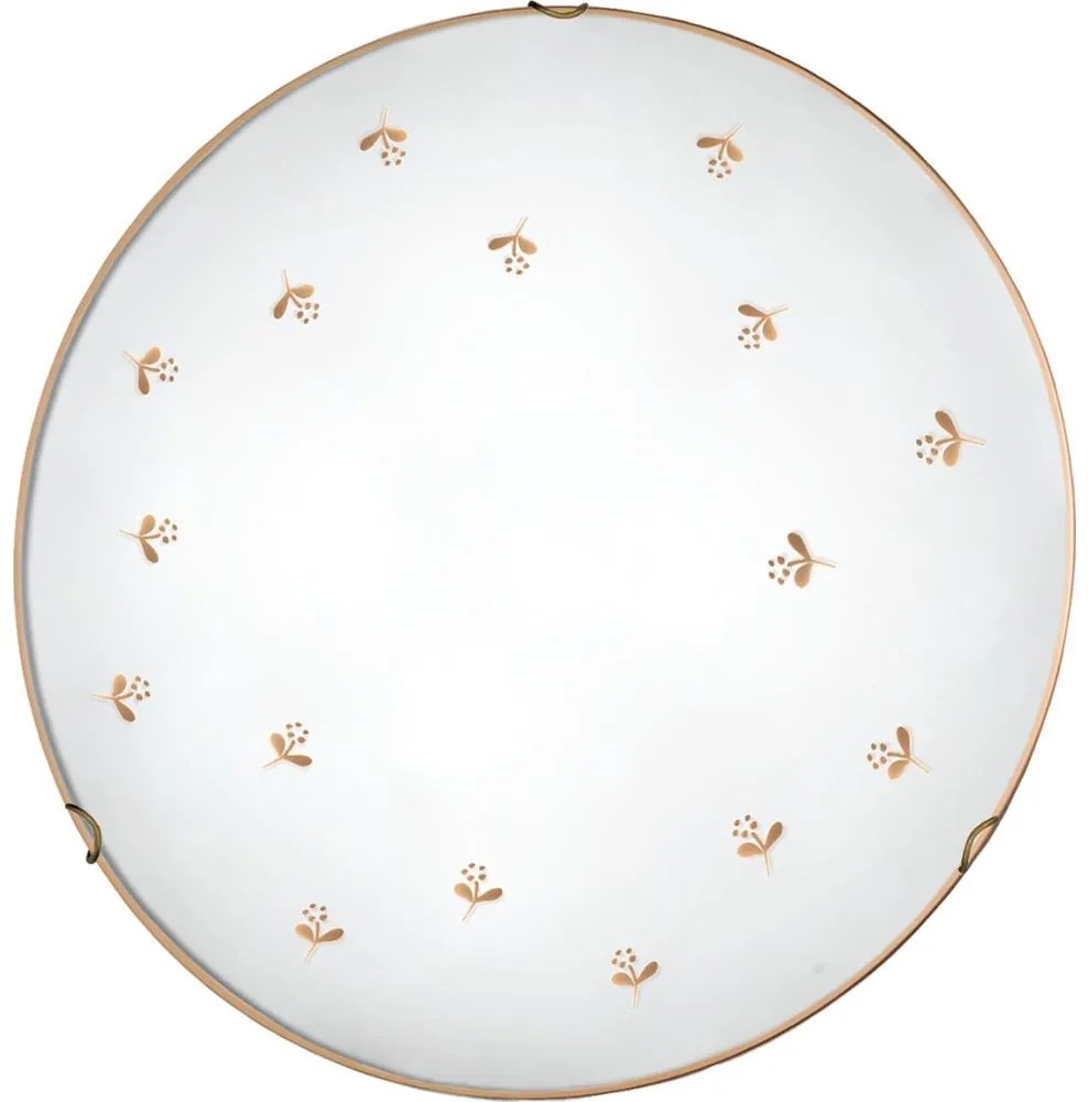 Kolarz 731.13.4.160 - Kinkiet NONNA 3xE27/60W/230V, Ø 50 cm, kwiatowy, różowe złoto