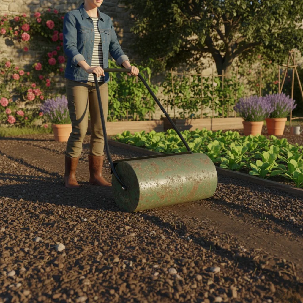 Wałek do trawnika FARMER, 57cm, zielona Jurhan