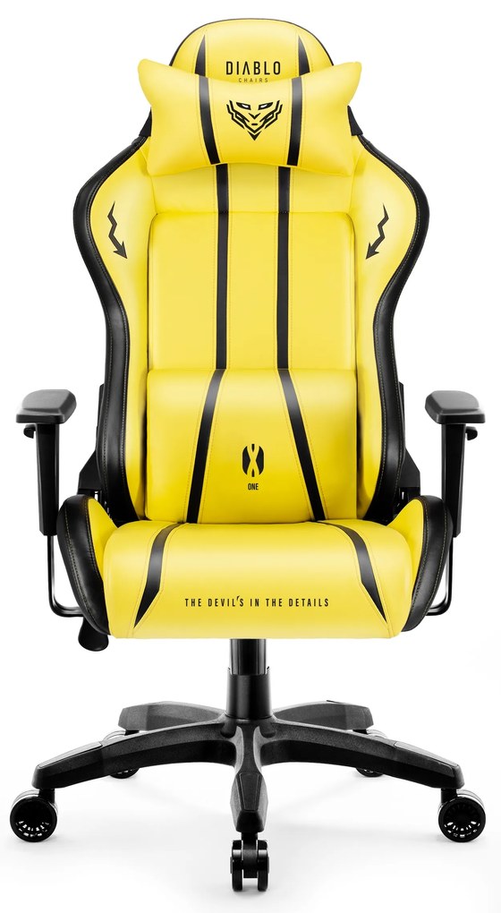 Fotel gamingowy Diablo X-One 2.0 Normal Size, Electric Yellow