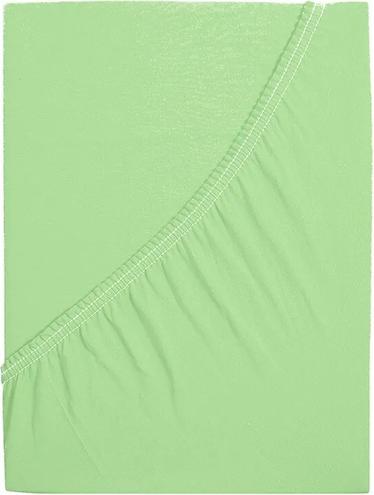 4Home prześcieradło jersey Ideal zielony, 100 x 200 cm