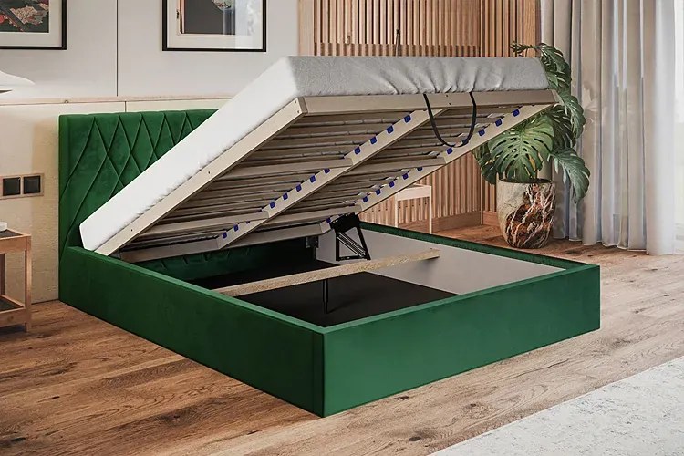 Tapicerowane łóżko 140x200 F8-B27