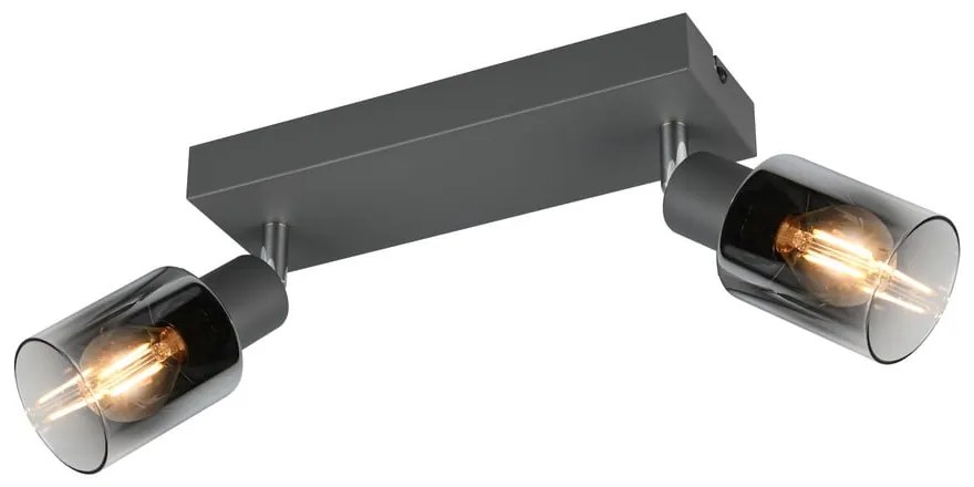 Antracytowa lampa punktowa ø 7 cm Cadiz – Reality