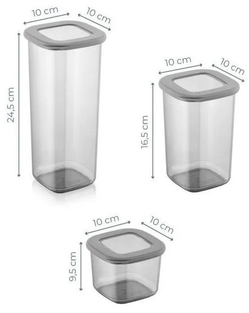 Pojemniki 24 szt. na żywność Fresco – Hermia