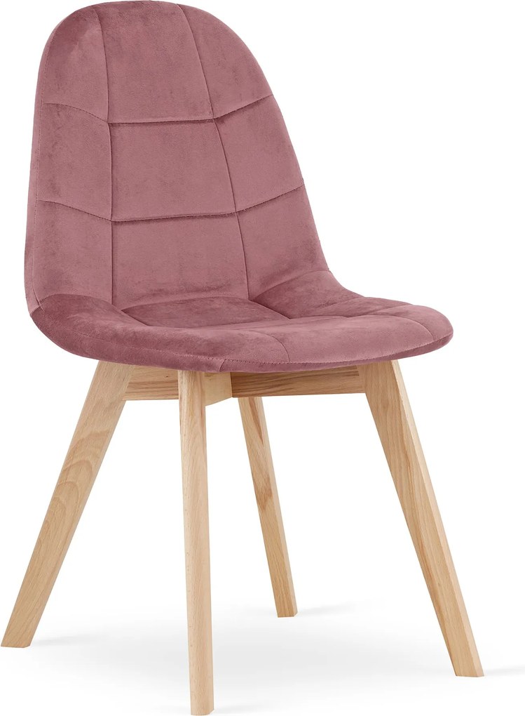 PROMOCJA Ciemnoróżowe aksamitne krzesło do jadalni BORA II. jakość