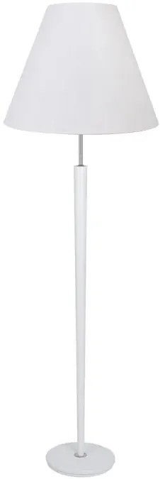 Biała minimalistyczna lampa stojąca z abażurem - 12X S240 B6-C13