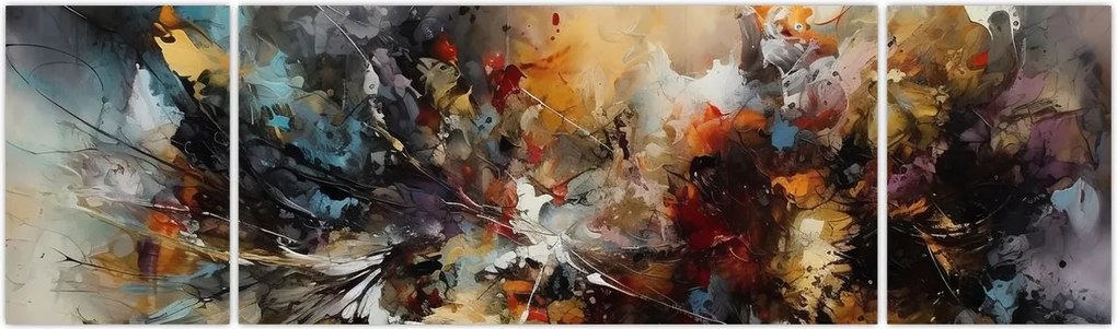 Obraz - Grafika abstrakcyjna (170x50 cm)