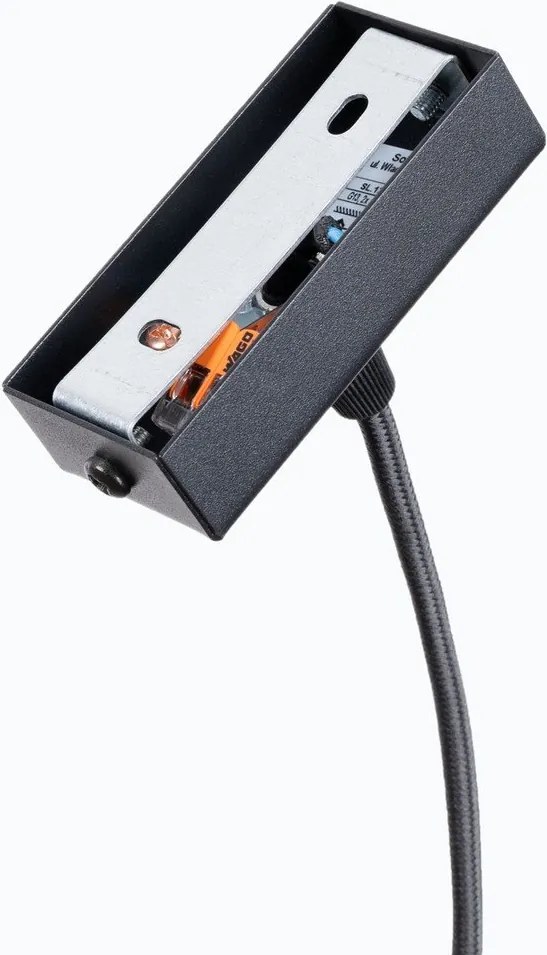 Czarna metalowa lampa wisząca LED Nebula – Sollux