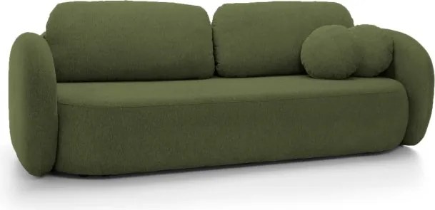 Sofa OLIO z funkcja spania i pojemnikiem ZIELONY ARAGON 39