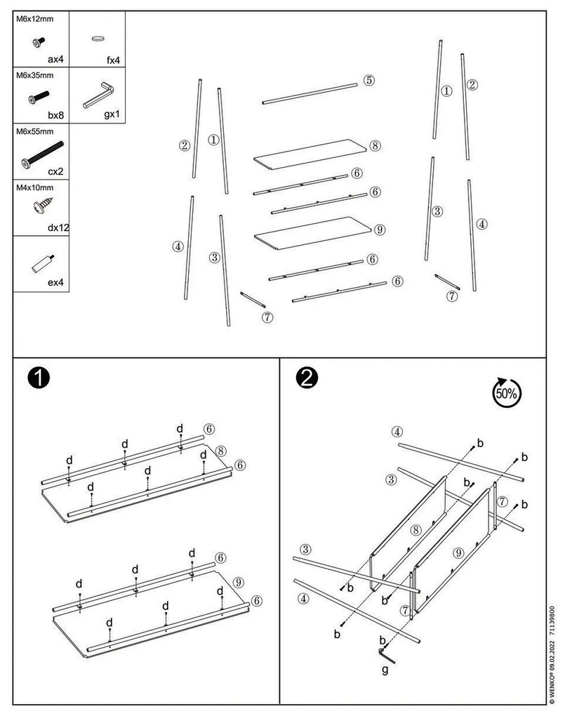 Stojący wieszak z bambusowymi półkami, 90 x 167 x 42 cm, Loft, WENKO