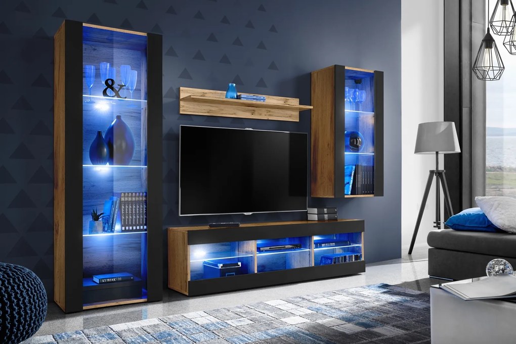 Nowoczesna meblościanka do salonu Open Set 4