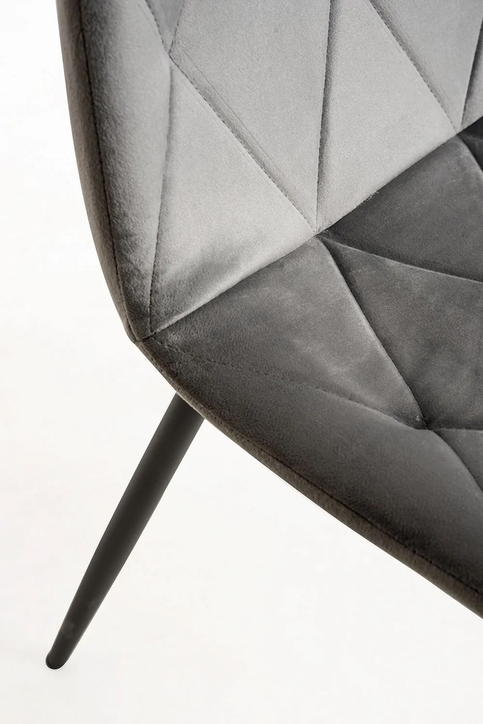 Zestaw 4 Krzese Lyke Aksamitne