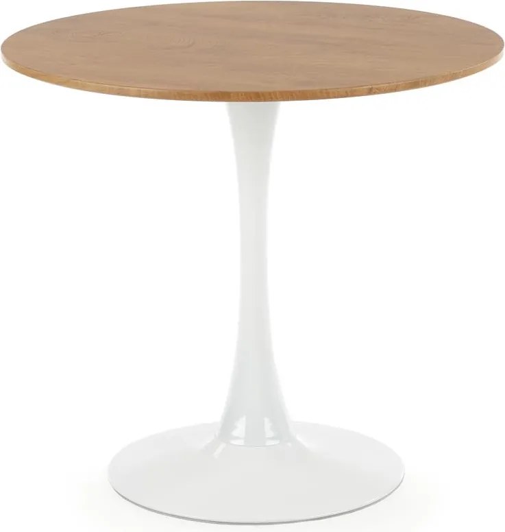 Designerski stół okrągły na jednej nodze Sting