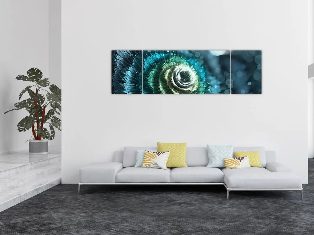 Obraz - Kwiat w szczegółach (170x50 cm)
