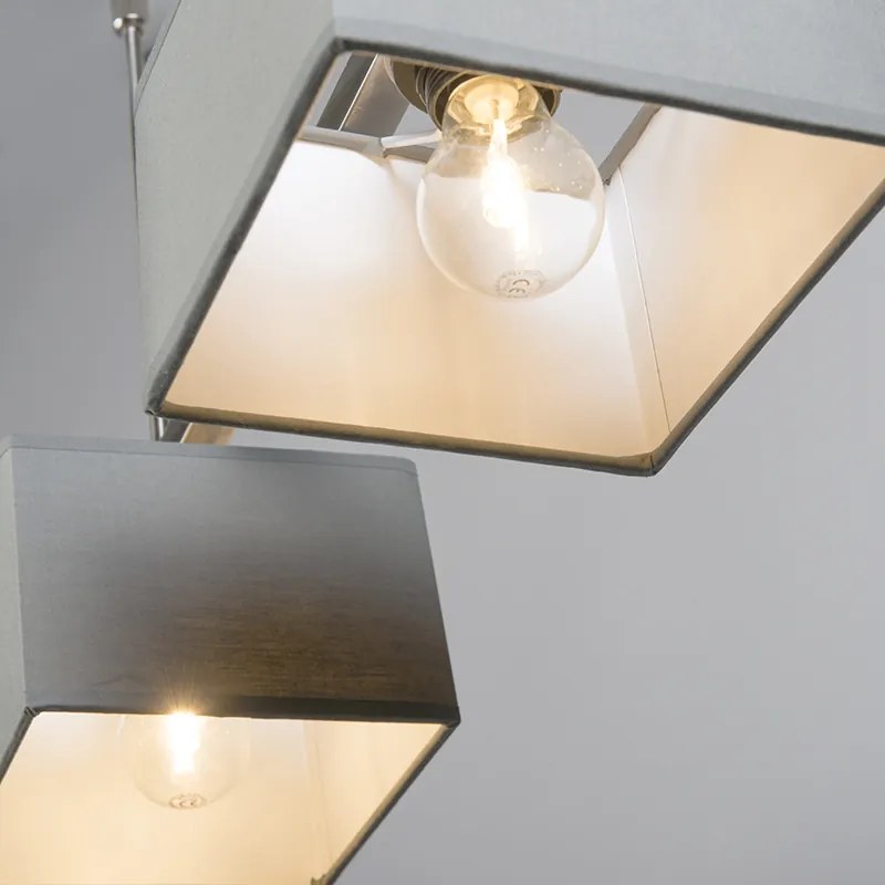 Lampa wisząca VT 3 szara Nowoczesny Oswietlenie wewnetrzne