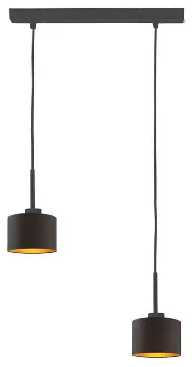 Nowoczesna lampa wisząca nad stół na czarnym stelażu - F9-Z33