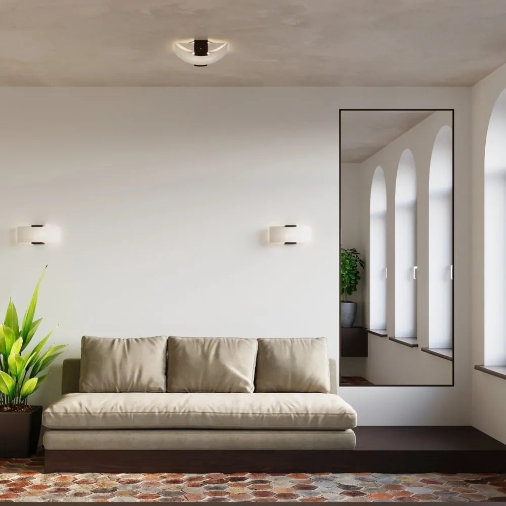 Biały kinkiet Eva – Sollux