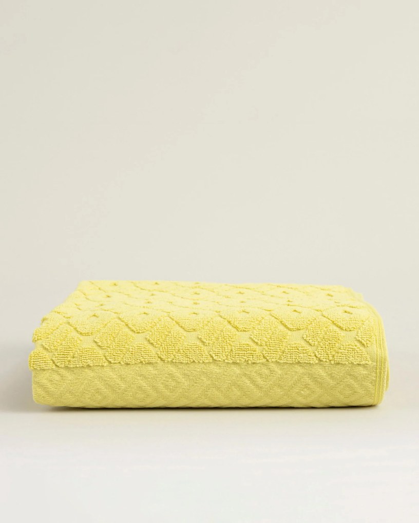 Ręcznik Lattice 70x140 cm sunny yellow