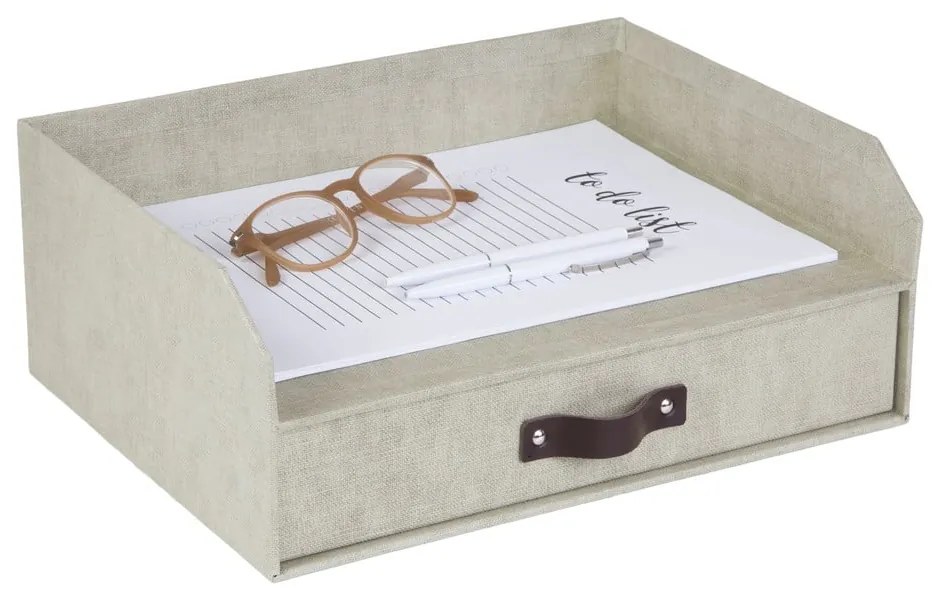 Kartonowy organizer na dokumenty z szufladką Walter – Bigso Box of Sweden