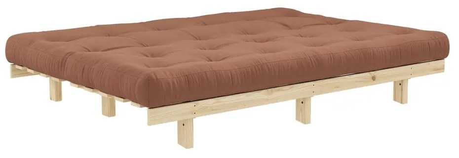 Sofa wielofunkcyjna Karup Design Lean Raw Clay Brown