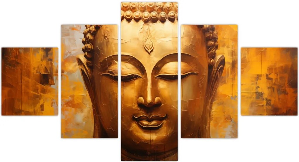 Obraz - Budda, obraz olejny (125x70 cm)