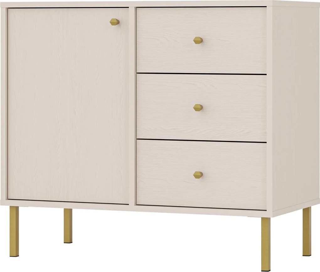 Komoda TORINO 84 cm do Salonu Sypialni Odcienie beżu