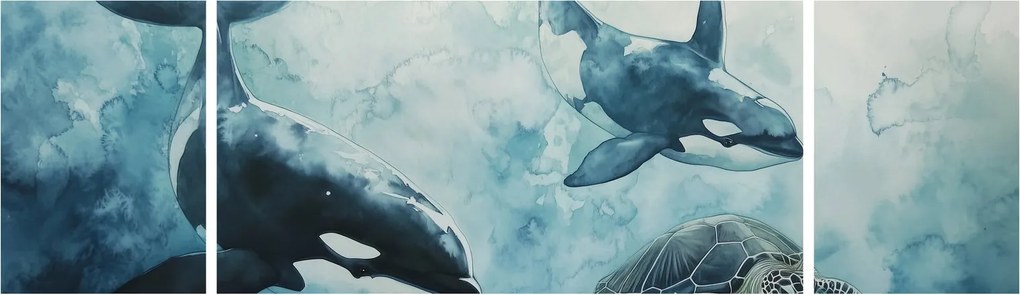 Obraz - Malowidło podwodne (170x50 cm)