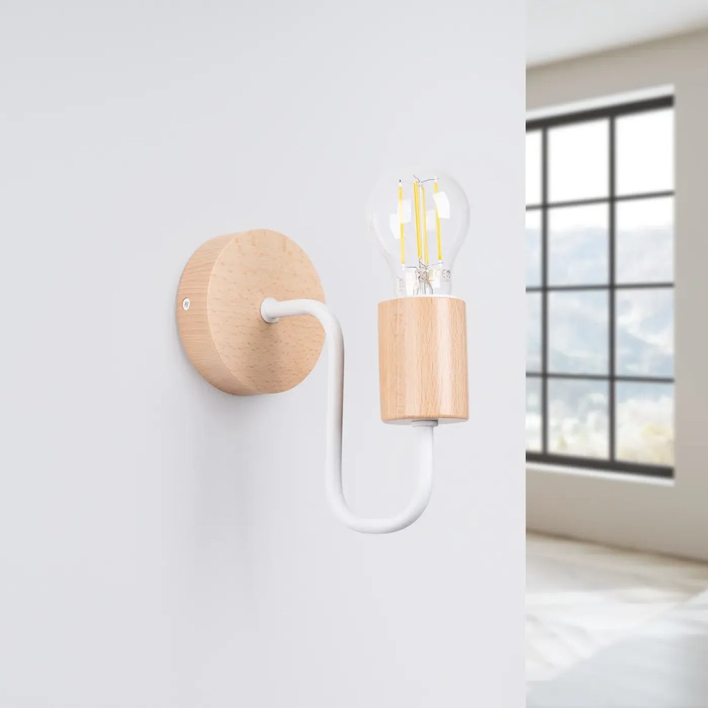 Kinkiet TIMBO biały SOLLUX LIGHTING