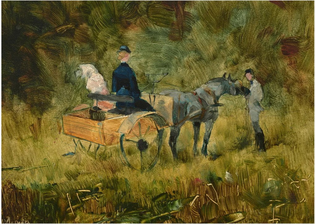 Obraz - Henri de Toulouse-Lautrec, The Trap, reprodukcje (70x50 cm)