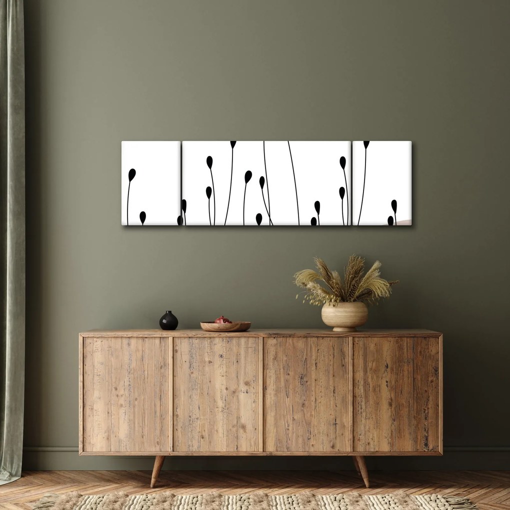 Obraz - Łąka graficzna N⁰1 (170x50 cm)