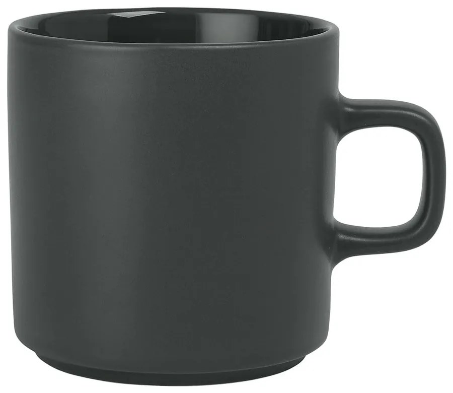 Ciemnozielony ceramiczny kubek do herbaty Blomus Pilar, 250 ml