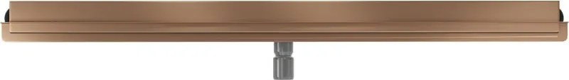 Mexen Flat Wall odpływ liniowy ścienny 2w1 120 cm, miedź szczotkowana - 1C30120