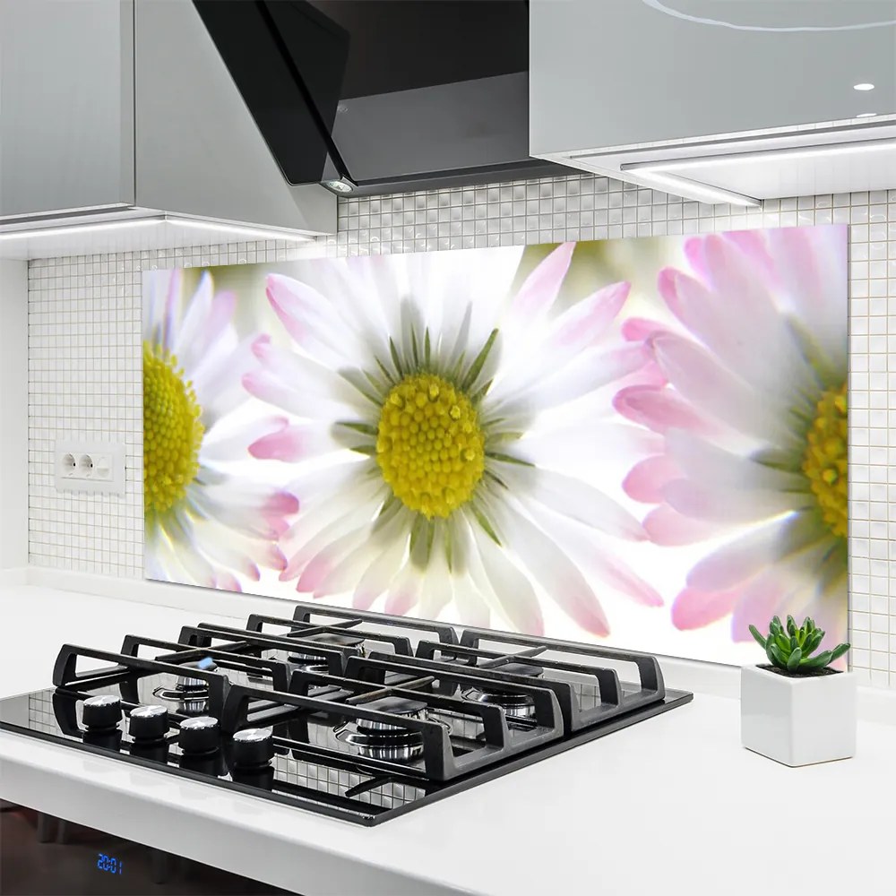 Panel nad blat kuchenny Biała Stokrotka Na Polanie