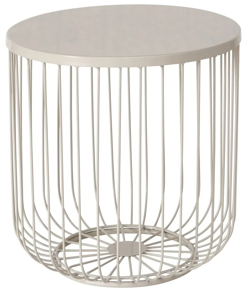 Zestaw dwóch stolików metalowych CINDY, 41 - 47 cm