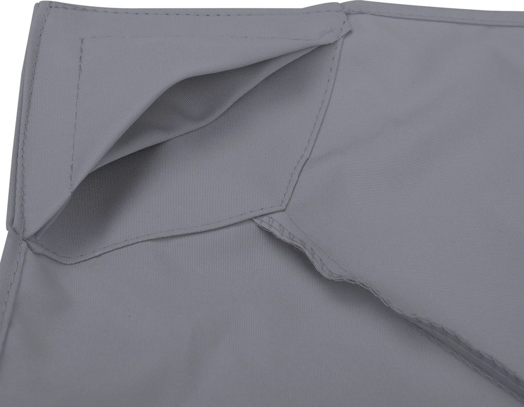 Outsunny zapasowy dach pawilonu do metalowych pawilonów pawilon ogrodowy namiot imprezowy namiot ogrodowy poliester 3 x 3 m ciemnoszary