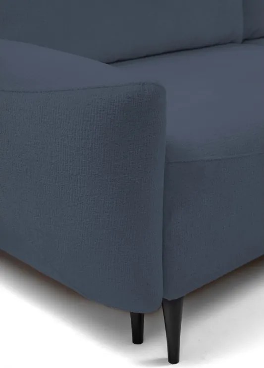 Sofa BOHO z funkcja spania i pojemnikiem CIENONIEBIESKI PERFECT HARMONY 77